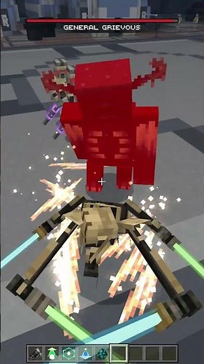 Warden VS General Grievous | Minecraft x Star Wars DLC #minecraft #dlc #starwars
