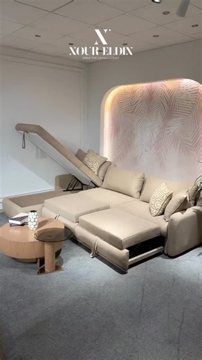 NOURELDIN Furniture on Instagram: "SERENA Corner Sofa – Where Comfort Meets Class ✨ Transform your living space with SERENA, the modern corner sofa designed for both style and practicality. Opens up into two comfortable beds. Includes a hidden storage space. Sleek modern design that elevates any room. Whether it’s movie nights, guests, or daily comfort – SERENA fits perfectly into your lifestyle. 📍 Location: Damietta – Al-Mehwar Street, in front of the Egyptian Red Crescent Society 📲 Contact u