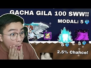 GACHA 100 SWW!! RIFT CAPE & IFA Where Are They?? | Growtopia Winter Gacha 2025