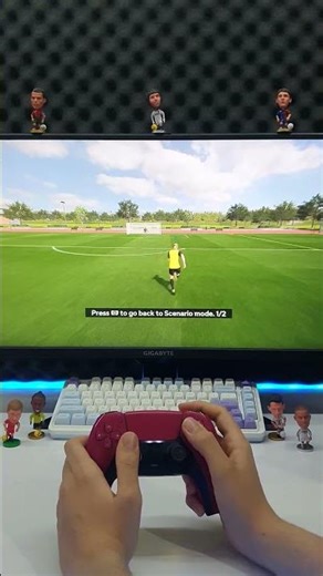 How to score low driven shot in fc26