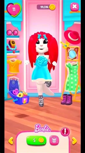 Watch Angela Design a Stunning Barbie Doll Dress! 🎨👗