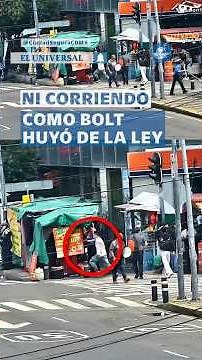 Le corrió duro, pero la justicia lo alcanzó; así agarraron a ladrón de bici eléctrica #shorts