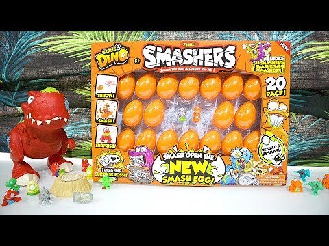 Smashers series 3 Dino 20 pack unboxing #smashersseries3 #smashersdino