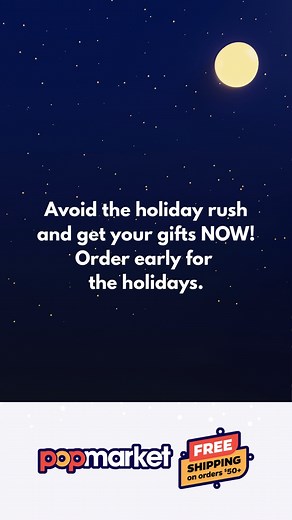 Avoid the holiday rush and get your gifts NOW!🎁 Order early from popmarket.com for the best selection of collectibles, video games, and more!! | popmarket