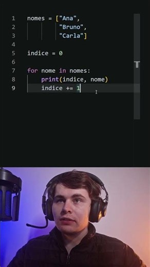How to use enumerate in Python to get index and value