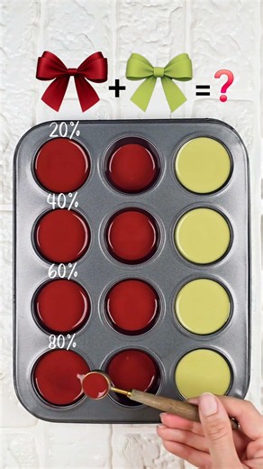 4 New Colors from Deep Red & Warm Beige #colorpalette #colormixing #satisfying #artshorts #art