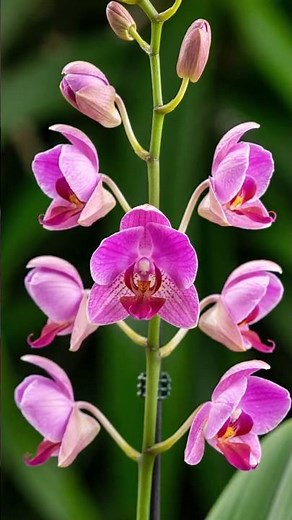 Orchid Time-Lapse: From Bud to Full Bloom 🌸 Stunning Flower Growth in Real Time