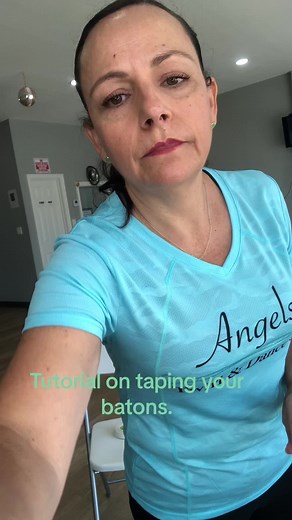 Learn how to tape your batons. #angelstwirl #batontwirling www.angelstwirl.com