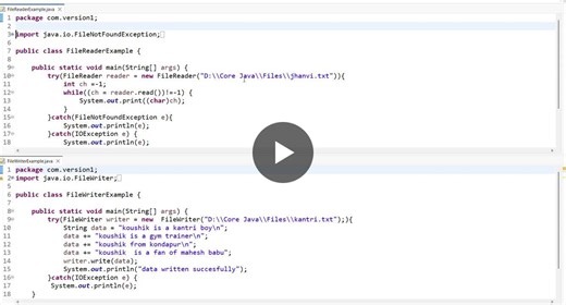 Java File Handling with FileReader and FileWriter | Sriram nimmagada posted on the topic | LinkedIn