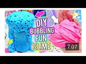 DIY BUBBLY Slime! How To Make The MOST FUN BUBBLING SLIME Ever! | Gillian Bower