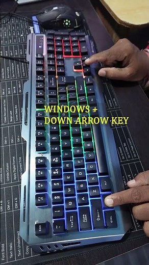 Hidden Windows Tricks 😱 | Minimize, Maximize, and Restore Like a Keyboard Ninja! #learnmore #tricks