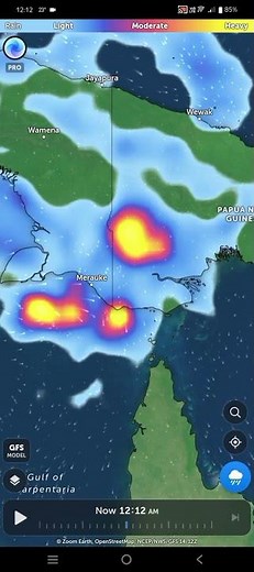 Papua New Guinea Weather Update #rainsforecastalert #weatherupdate #rainforecast #shorts #zoomearth