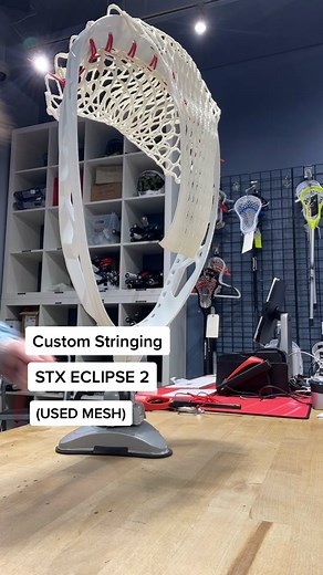 Custom Stringing STX Eclipse 2 (Used mesh) #lacrosse #menslacrosse #womenslacrosse #lax #laxbro #laxbros #lacrossesticks #lacrossestick #laxgirl #laxstick #lacrosseshop #lacrosseislife #lacrosseplayer #lacrossegoalie #laxlife #lacrossehits #laxworld #worldoflacrosse #lacrossebighits #laxhits