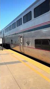 Amtrak 11 blasts by Santa Clara station on track 1