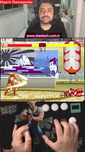 That Face Expression Though 😂 Bison vs Guile #streetfighter #arcade #capcom #retrogaming #shorts