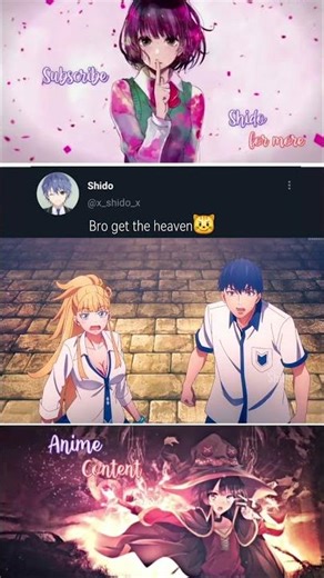 bro saw heaven 😹 #anime #animefunnymoment
