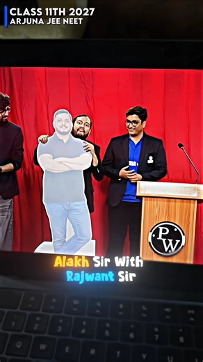 Alakh Pandey with Rajwant Sir 😂 #pw #iitjee #iitmotivation #arjuna #kota