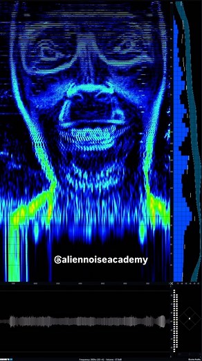 Alien Noise Academy | Music Production on Instagram: "Did you know that Aphex Twin incorporates spectrograms in his compositions? In the outro of his track “Formula,” you can actually see his face appear in the spectrogram at the very end. Check it out! #sounddesigntips #sounddesigner #sounddesignerlife #sounddesign #sounddesigners #sounddesigning"