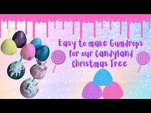 How to Make Faux Gumdrops for your Decor, Wreath or Tree |Crafting with Hard Working Mom