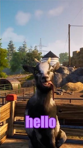 This goat can drive cars absolutely insane #goatsimulator