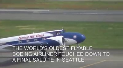 The oldest flyable #Boeing aircraft -- had its last flight today. The 1933 plane was practically the first modern airliner. >> kiro.tv/OldestBoeing It will now be placed at #Seattle’s Museum of Flight. | KIRO 7 News