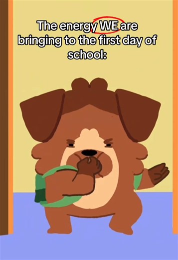 The energy I’m bringing to the first day of school - ClassDojo meme