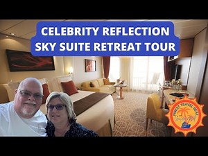 Celebrity Reflection Sky Suite Cabin Tour | Retreat Class Oversized Balcony Walkthrough