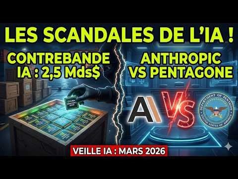 2,5 Mds$ de puces IA en contrebande + Anthropic vs Pentagone