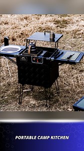 Expandable camping pod transforms into an RV-style kitchen. | Startup Selfie