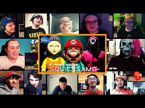 SMG4: If Mario Was In.... SQUID GAME Reactions Squad