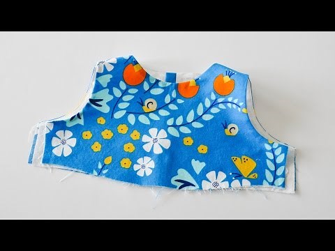 How to sew a bodice with a lining