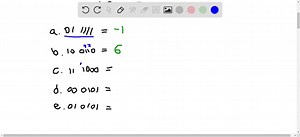 Convert each of the following excess 32 representations to...