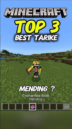 TOP 3 BEST WAYS TO GET MENDING IN MINECRAFT