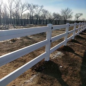 [Hot Item] Horse Ranch Paddock Fence Vinyl Plastic PVC, Cheap Plastic White Vinyl PVC Horse Fence