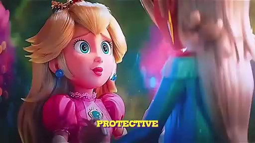 Princess Peach Kisses Mario Scene - Super Mario galaxy movie