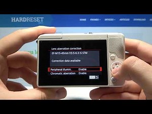 How to Use Lens Correction Settings on Canon EOS M10 - Chromatic Aberration Correction