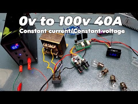 Diy 0v to 100v variable power supply using lm358 #Constant current #Constant voltage #feedback