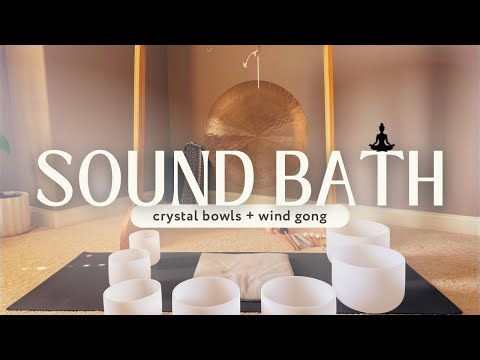 ✨ Crystal Singing Bowl & Gong Sound Bath | Deep Healing Meditation ✨