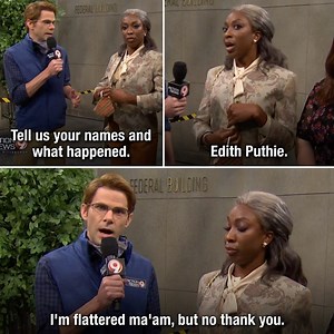 Saturday Night Live on Instagram: "Edith Puthie forever. #SNLPremiere"