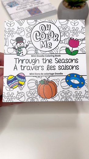 Coloring this little snowman from our mini coloring book, Through the Seasons, reminds me how each season carries its own feelings - the cozy calm of winter, the fresh start of spring, the energy of summer, and the gentle shift of fall. Every page is a tiny reminder that life moves in seasons too… and there’s something beautiful in each one. ✨ #minicoloringbook #coloringfun #adhdcoloring #coloringcommunity #coloringtok | Oh Color Me