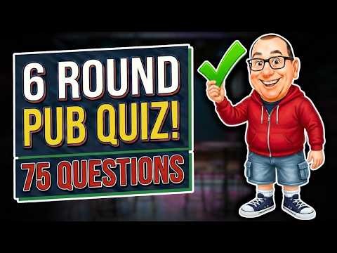 General Knowledge Pub Quiz | 6 Round Trivia Quiz!