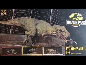 Jurassic Park Tyrannosaurus Rex from X-Plus Models Part One