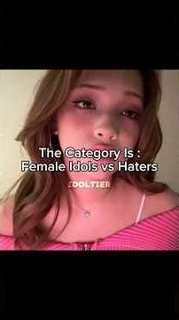 The category is: idols vs haters #shorts #kpop #chiquita #giselle #gehlee #ningning