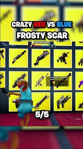 How to get the NEW Frosty Scar in Crazy Red vs Blue! 🤫