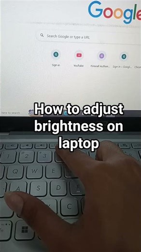 how to adjust brightness on laptop ..