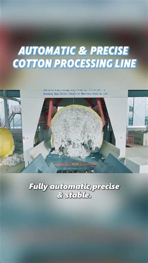 Intelligent Cotton Processing: Fully Automatic, Precision Controlled