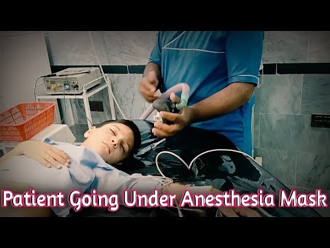 General Anesthesia Mask Procedure | Patient Going On General Anesthesia Mask | Anesthetic Waseem