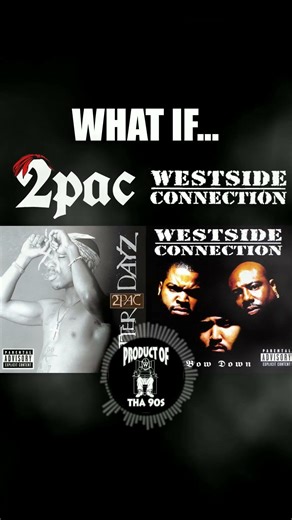 What IF... 2Pac x Westside Connection REMIX 🔥 #2pac #icecube #remix #mashup #90shiphop