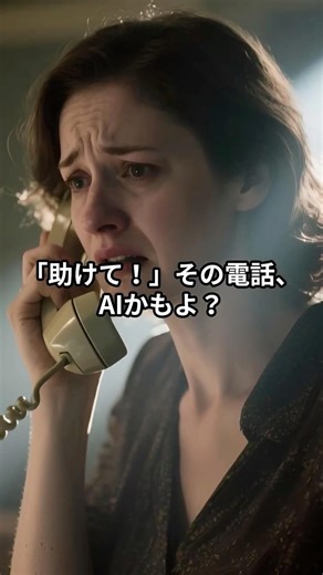 【危険】たった3秒で「声」が盗まれます。最新AI犯罪の手口