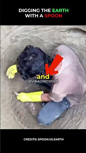 He Tried Digging to the Center of the Earth... With a Spoon 😳🥄